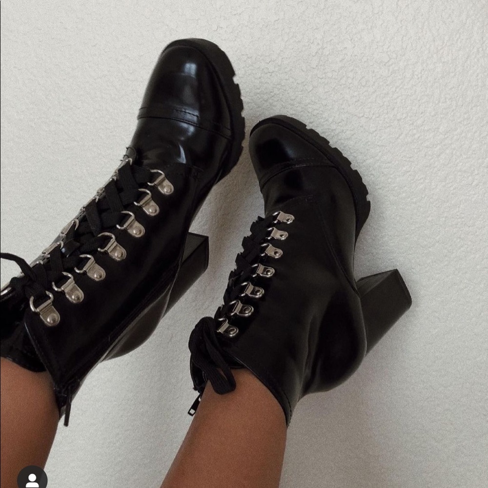 Sold!!!Lace up booties